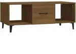 vidaXL Couchtisch Braun Eichen-Optik 102x50x40 cm Holzwerkstoff