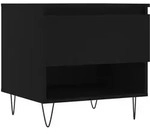 vidaXL Couchtisch Schwarz 50x46x50 cm Holzwerkstoff