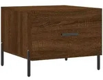 vidaXL Couchtisch Braun Eichen-Optik 50x50x40 cm Holzwerkstoff