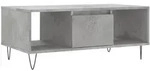 vidaXL Couchtisch Betongrau 90x50x36,5 cm Holzwerkstoff