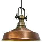 Bamyum Asletl Vintage Metall Kupferfarben Pendelleuchte