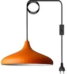 Bamyum mit Stecker 35 cm Orange H&auml;ngelampe