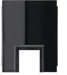 Gira Adapter Leitung 1f. sw 0008055