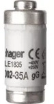 Hager Sicherung D02 35A 350V gG mit Kennmelder