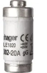 Hager Sicherung D02 20A 400V gG mit Kennmelder D02, 20A/400V