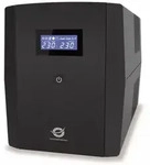 Conceptronic ZEUS08E 1500VA 900W USV, IEC, Line-Interaktiv, 1,5 kVA, 900 W, Sine, 220