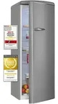 Exquisit Retro-K&uuml;hlschrank, ohne Gefrierfach, 229 Liter, gro&szlig;, 5 Ablagen,