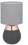 Relaxdays Nachttischlampe Touch dimmbar, moderne Touch Lampe, 3 Stufen, E14,