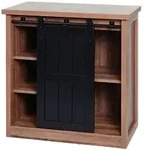 Mendler Kommode HWC-K75, Schrank Regal, Schiebet&uuml;re 5 Stauf&auml;cher, Holz-Optik