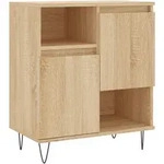 vidaXL Sideboard Sonoma-Eiche 60x35x70 cm Holzwerkstoff