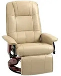 HOMCOM - Relaxsessel - L78 x B87 x H100 cm - wei&szlig;