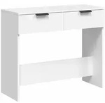 vidaXL Konsolentisch Wei&szlig; 90x36x75 cm Holzwerkstoff