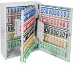 HMF Schl&uuml;sselschrank gro&szlig; aus Stahl, abschlie&szlig;barer Schl&uuml;sselkasten f&uuml;r...