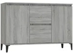 vidaXL Sideboard Grau Sonoma 104x35x70 cm Holzwerkstoff