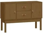 vidaXL Sideboard Honigbraun 110x40x78 cm Massivholz Kiefer