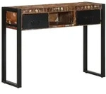 vidaXL Konsolentisch Mehrfarbig 100x35x75 cm Massivholz Altholz