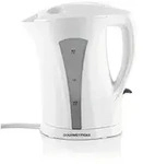 GOURMETmaxx Wasserkocher mit Kalkfilter - 1,7l - wei&szlig;/grau