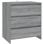 vidaXL Sideboard Grau Sonoma 70x41x75 cm Holzwerkstoff