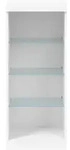 vidaXL Sideboard mit LED-Beleuchtung Wei&szlig; 41x37x100 cm