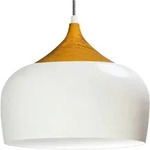 Bamyum Metall Holz Wei&szlig; Lampe