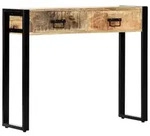 vidaXL Konsolentisch 90 x 30 x 75 cm Massivholz Mango