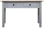vidaXL Konsolentisch Grau 110x40x72 cm Kiefernholz Panama