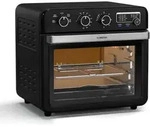 Klarstein Air Glaze Hei&szlig;luftfritteuse | 2000 Watt | 34 Liter | Panoramafenster 