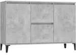 vidaXL Sideboard Betongrau 104x35x70 cm Holzwerkstoff