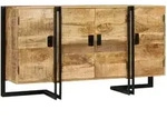 vidaXL Sideboard Mangoholz Massiv 150 x 40 x 80 cm