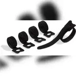 Durable Cavoline Grip Tie Kabelbinder mit Klettverschluss, schwarz, Packung mit 5