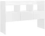 vidaXL Sideboard Hochglanz-Wei&szlig; 105x30x70 cm Holzwerkstoff