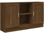 vidaXL Sideboard Braun Eichen-Optik 120x30,5x70 cm Holzwerkstoff