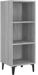 vidaXL Sideboard Grau Sonoma 34,5x32,5x90 cm Holzwerkstoff