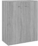 vidaXL Sideboard Grau Sonoma 60x30x75 cm Holzwerkstoff
