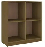 vidaXL Sideboard Honigbraun 70x33x76 cm Massivholz Kiefer
