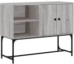 vidaXL Sideboard Grau Sonoma 100x40x79,5 cm Holzwerkstoff