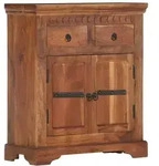 vidaXL Sideboard 63 x 30 x 75 cm Akazienholz Massiv