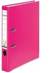 Falken 11286820 25x PP-Color-Ordner A4, R&uuml;cken 50mm, mit Einsteckschild - Pink