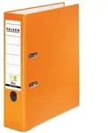 Falken 11286721 20x PP-Color-Ordner A4, R&uuml;cken 80mm, mit Einsteckschild - Orange