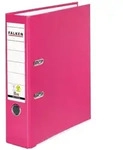 Falken 11286747 20x PP-Color-Ordner A4, R&uuml;cken 80mm, mit Einsteckschild - Pink