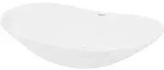 LuxeBath ECD Germany Aufsatzwaschbecken Keramik Wei&szlig; 640 &times; 365 &times; 130 mm &ndash;...