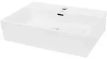 LuxeBath ECD Germany Aufsatzwaschbecken Keramik Wei&szlig; 515 &times; 360 &times; 130 mm,...
