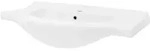 LuxeBath ML-Design Einbau-/Aufsatzwaschbecken Keramik Wei&szlig; 86 &times; 51,5 &times; 21,5 cm,
