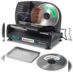Sommertal Allesschneider AS190 Dual 200W Edelstahlmesser mit Wellenschliff und