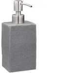 Relaxdays Seifenspender, 200 ml, nachf&uuml;llbar, Bad, WC, K&uuml;che,
