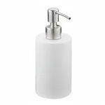 Relaxdays Seifenspender, 180 ml, nachf&uuml;llbar, Bad, WC, K&uuml;che,