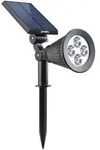 Lumisky SPIKY Solar-Strahler, Kaltwei&szlig;, 200 lm Plastik Schwarz