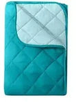 wometo Microfaser Sommer Steppbett 155x220 t&uuml;rkis & hellt&uuml;rkis / OEKO-TEX /