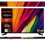 Telefunken D43U790B2CW Fernseher 43 Zoll Smart TV VIDAA 4K UHD, HDR Dolby...