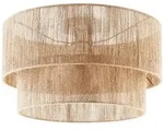 tectake Jutelampe Lignea Lux aus Jute im Boho-Stil, 40W &Oslash; 45 x 27,5 cm Braun